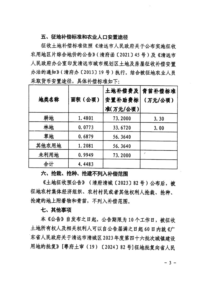 清遠市清城區(qū)2023年度第四十六批次城鎮(zhèn)建設用地征收土地公告（清府清城[2024]69號）_頁面_3.jpg